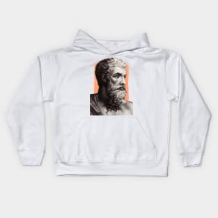 Greek Playwright Aristophanes illustration Kids Hoodie